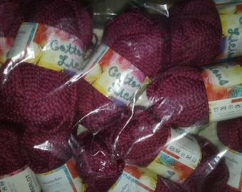 Cotton Llicscious Yarn USA Cotton 10ct. Red Merlot Wine