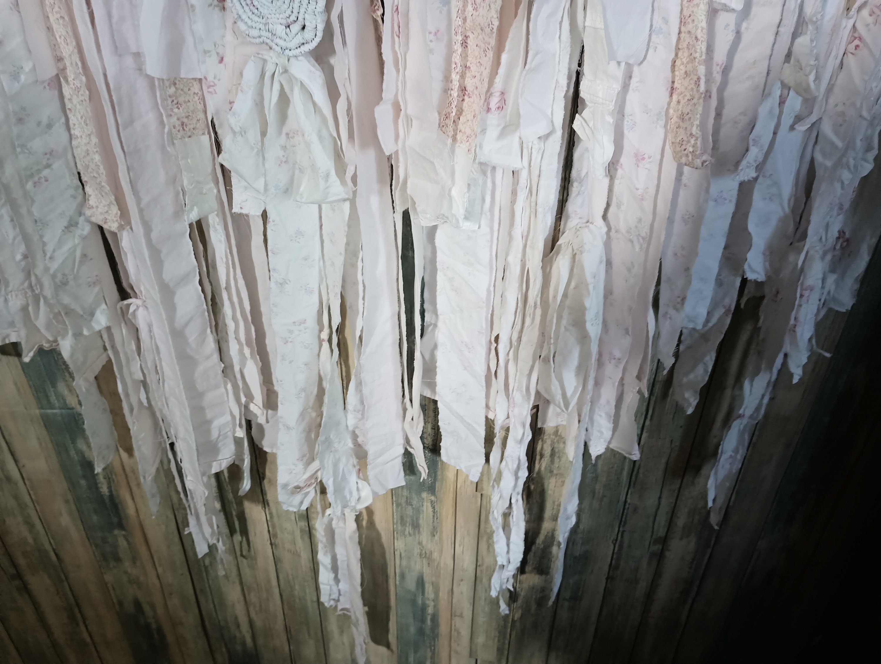 Simply Shabby Chic Rag Swag 100 Rachel Ashwell Fabric Flowers Roses