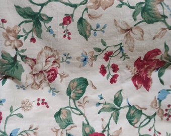 Longaberger Window Valance 17.5 x 74 Floral Flowers