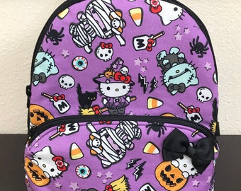 Handmade Costume Kitty bag pack purse