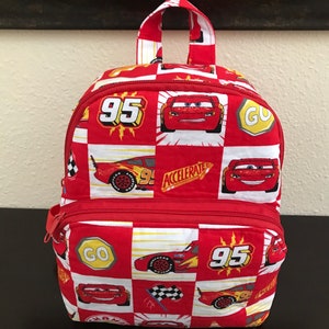 Handmade Red Car Mini bag pack