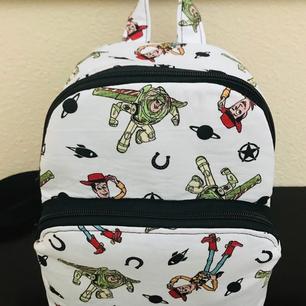 Handmade  cowboy and robot Mini bag pack