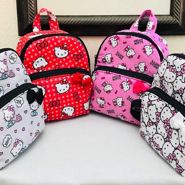 Handmade Kitty Mini Bag Pack Purse