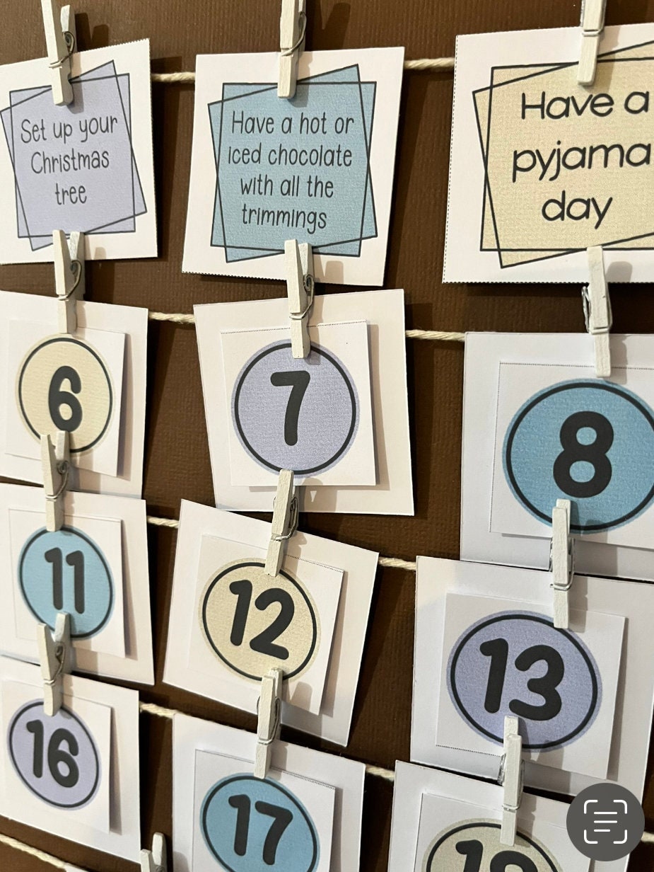 Printable Advent Activity Calendar