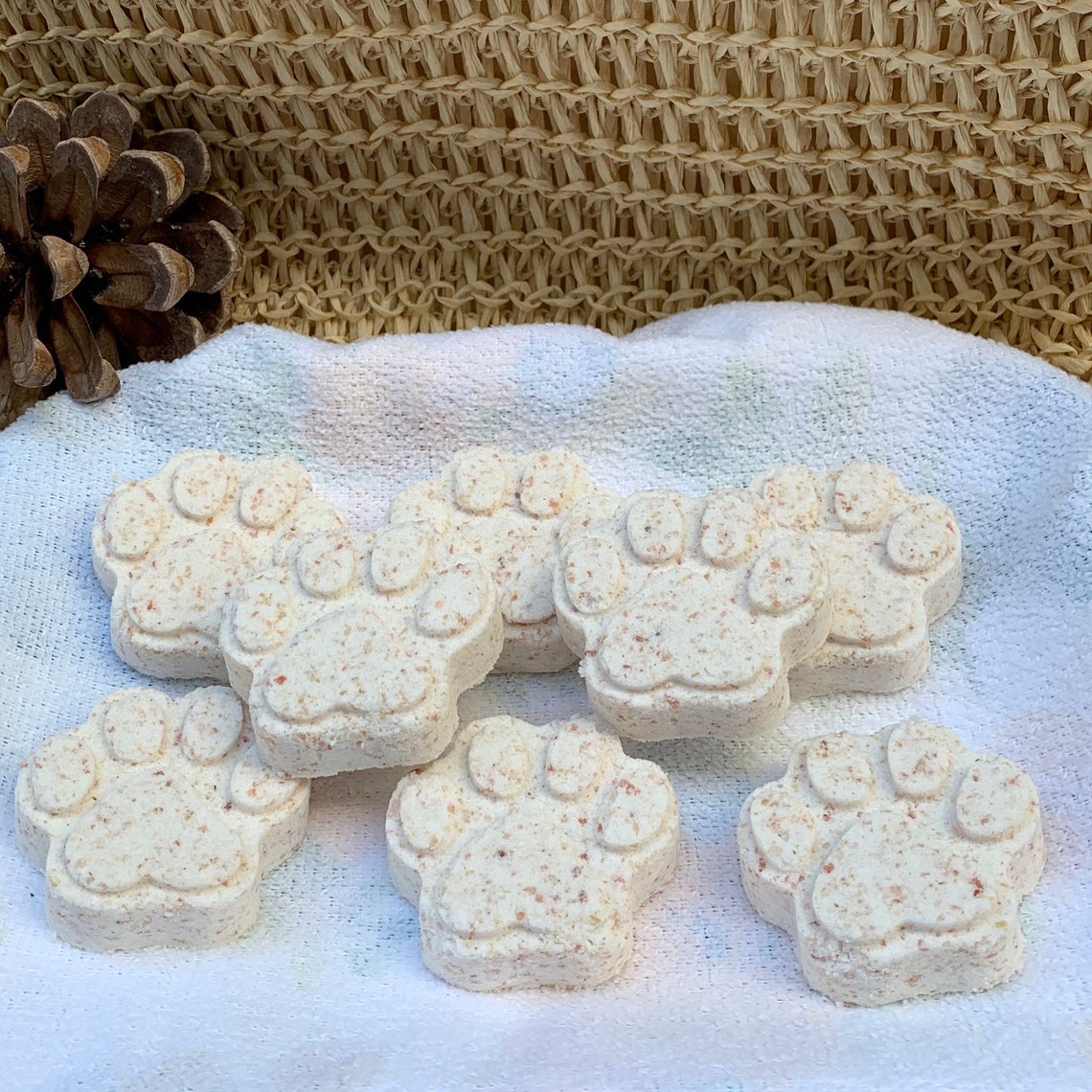 Puppy Love Dog Bath Bombs /doggy Bath Bombs /bath Fizzies for - Etsy