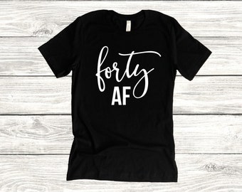 Camiseta de 40 cumpleaños, camiseta de hola 40, camiseta de cumpleaños, 40 cumpleaños, regalo de 40 cumpleaños, camiseta de 40 cumpleaños, fiesta de 40 cumpleaños, 40 y fabuloso