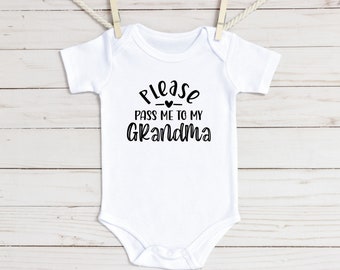 Vänligen ge mig till min mormor Baby Onesie®