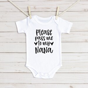 Bitte führen Sie mich zu meinem Nana-Baby-Strampler®