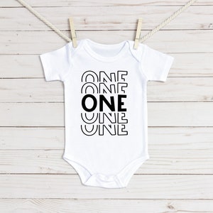 Body para bebé de primer cumpleaños de un año®