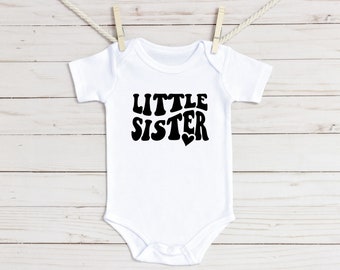 Little Sister Baby Onesie®, Matching Sister Outfits, Sister Gift, Cute Baby Outfit, Toddler Shirt, Toddler Gift, Sister Shirts, Baby Sister