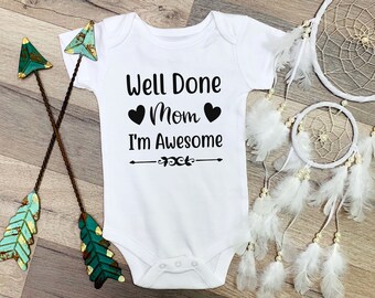 Goed gedaan mam I'm Awesome Baby rompertje®