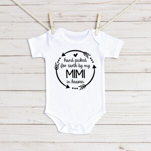 Handpicked For Earth by Mimi in Heaven Onesie®