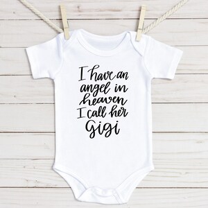 Angel Gigi Grandma Onesie® - Handpicked for Earth Baby Bodysuit