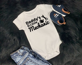 Mechanic Baby Onesie®, Daddy's Little Mechanic Gift