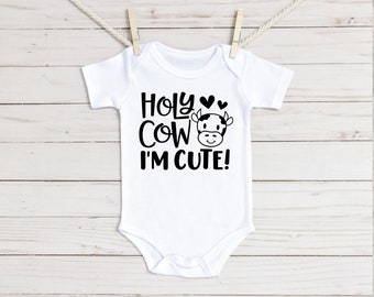 Holy Cow I'm Cute Baby Onesie®