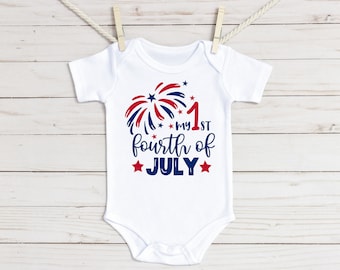 My First Fourth of Jul Baby Onesie®, Vaterländisches Geschenk