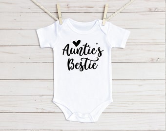 Auntie's Bestie Baby Onesie® - Funny Aunt Gift