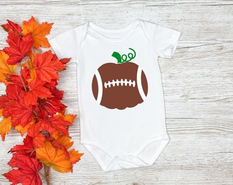 Football Pumpkin Baby Onesie®