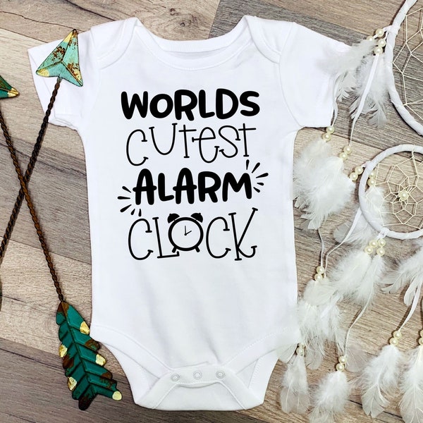 World's Cutest Alarm Clock Baby Onesie®
