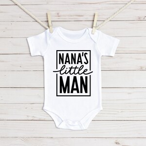 I Make Nana's Heart Happy White Infant Bodysuit Or Toddler T-shirt, Surprise Baby Announcement, Valentine's Or Mother's Day Gift
