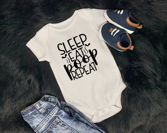 Sleep Eat Poop Repeat Baby Onesie®