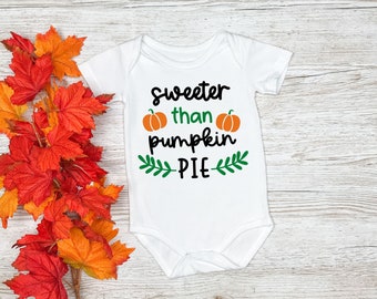 Sweeter Than Pumpkin Pie Halloween Baby Onesie®