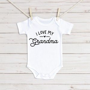 I Love My Grandma Baby Onesie®