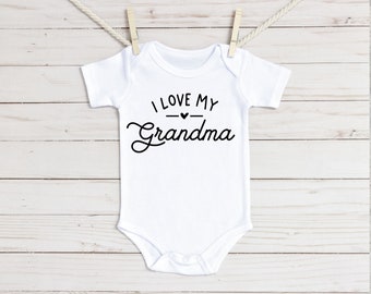 Jag älskar min mormor Baby Onesie®