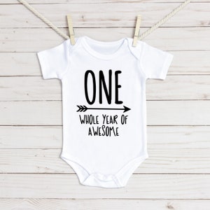 Body para bebé de primer cumpleaños de un año®