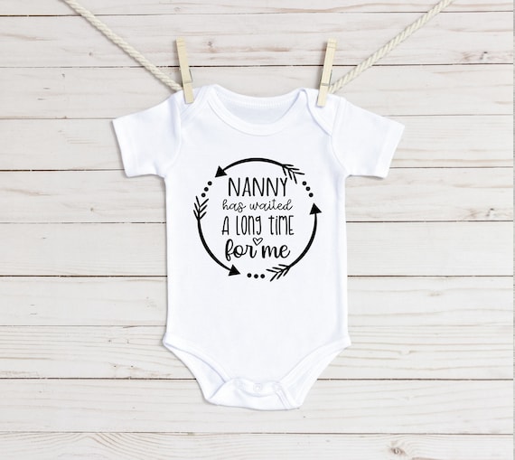 Nanny Has Waited A Long Time for Me Baby Onesie®