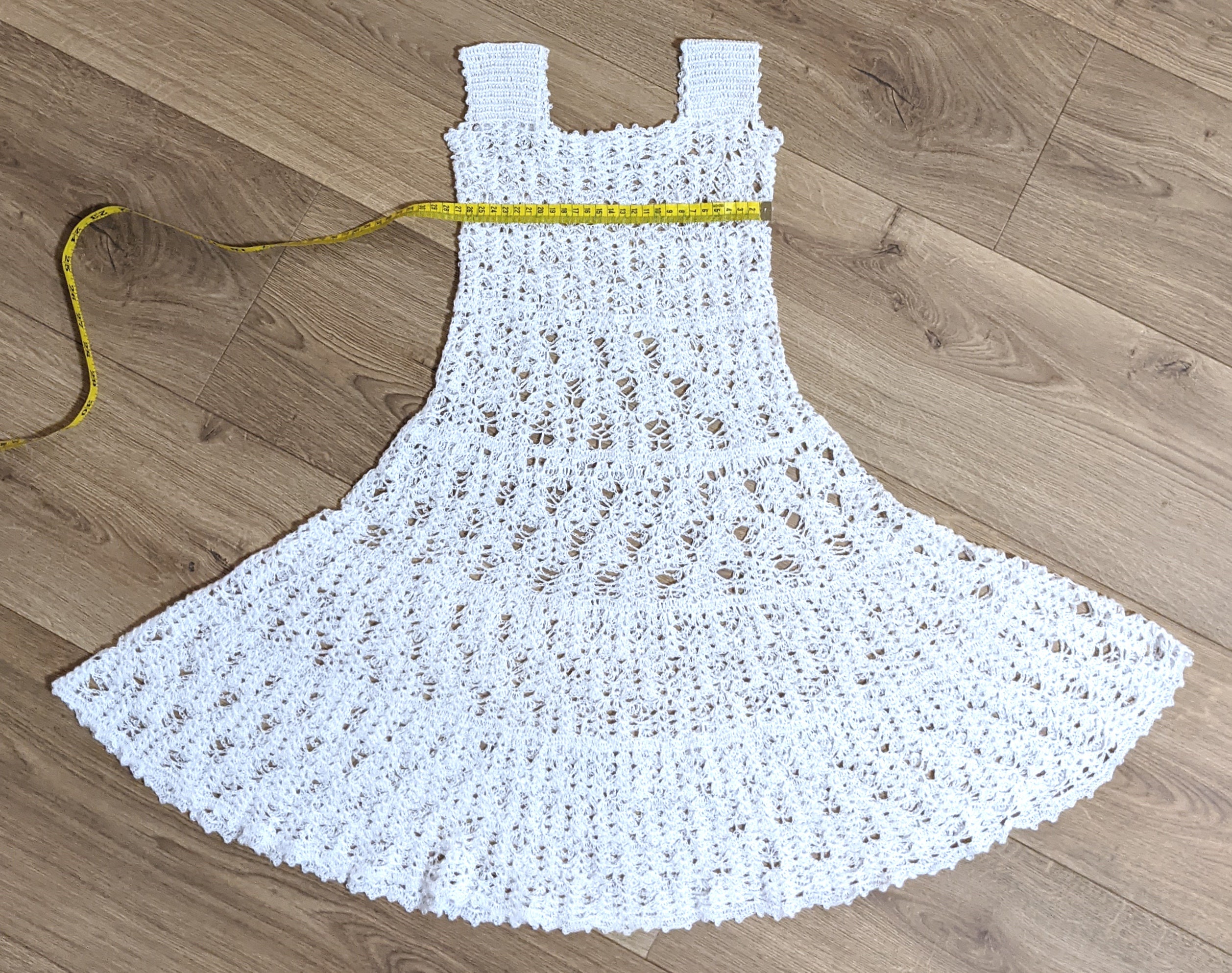 Alle weißen häkeln Kleid für ein 3-4 Jahre altes Mädchen | Etsy