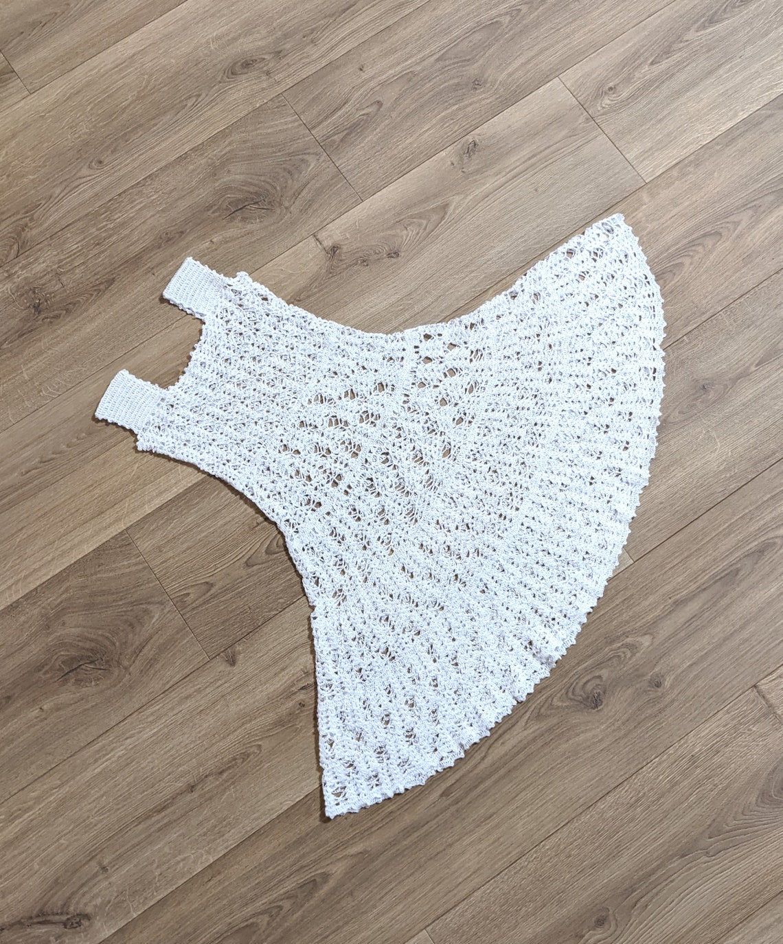 Ganz weißes Häkelkleid für ein 3-4 Jahre altes Mädchen | Etsy