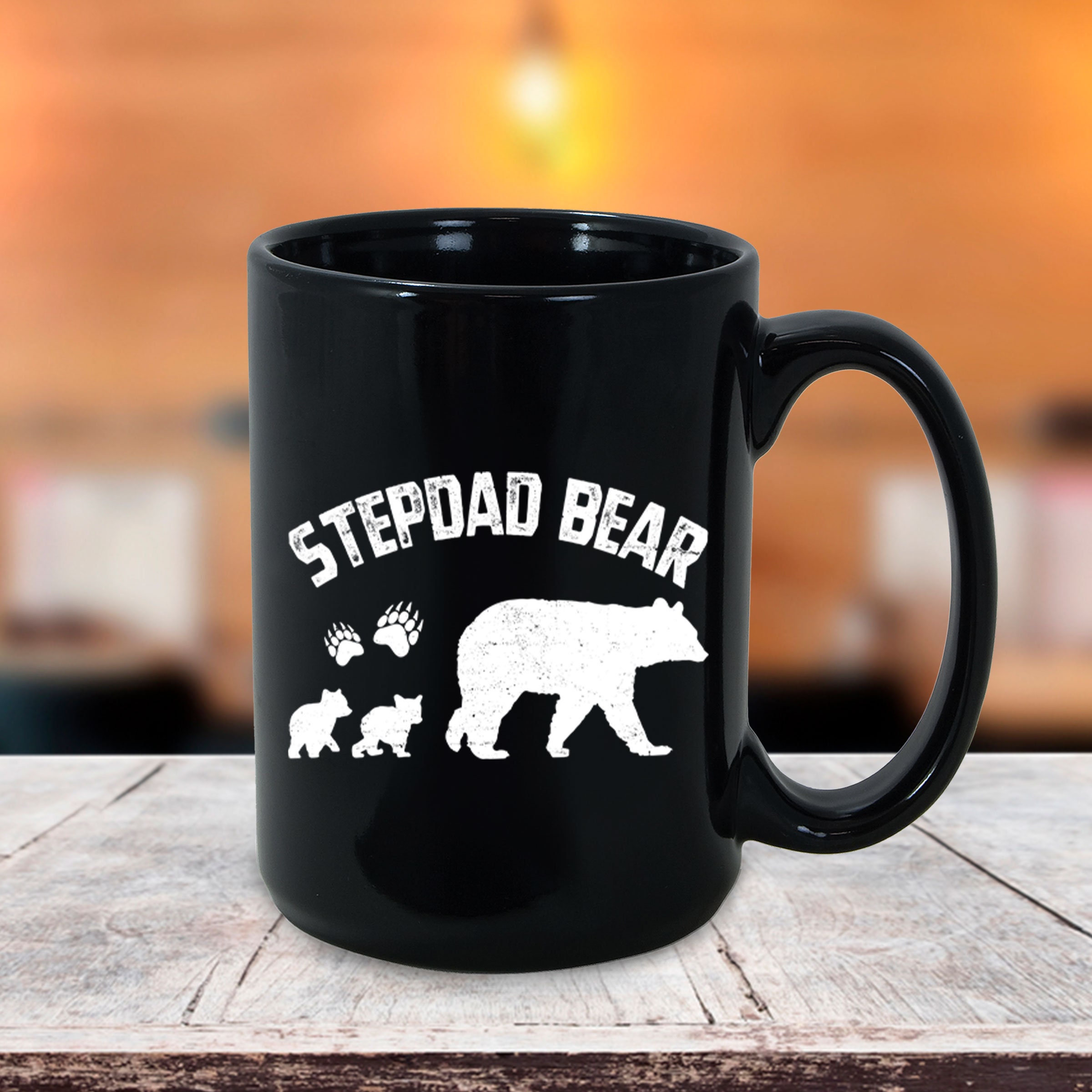Stepdad Bear Mug Stepdad mug Father's Day Gift Stepdad | Etsy