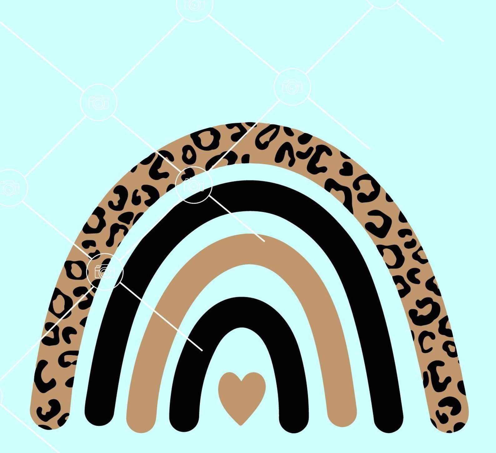 Download Imprimé léopard Rainbow Svg Leopard Rainbow Svg | Etsy