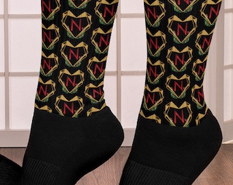 Socks-Gift van de Heart-Initial N