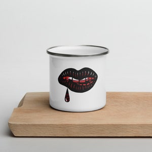 Enamel Mug_Sexy Lips