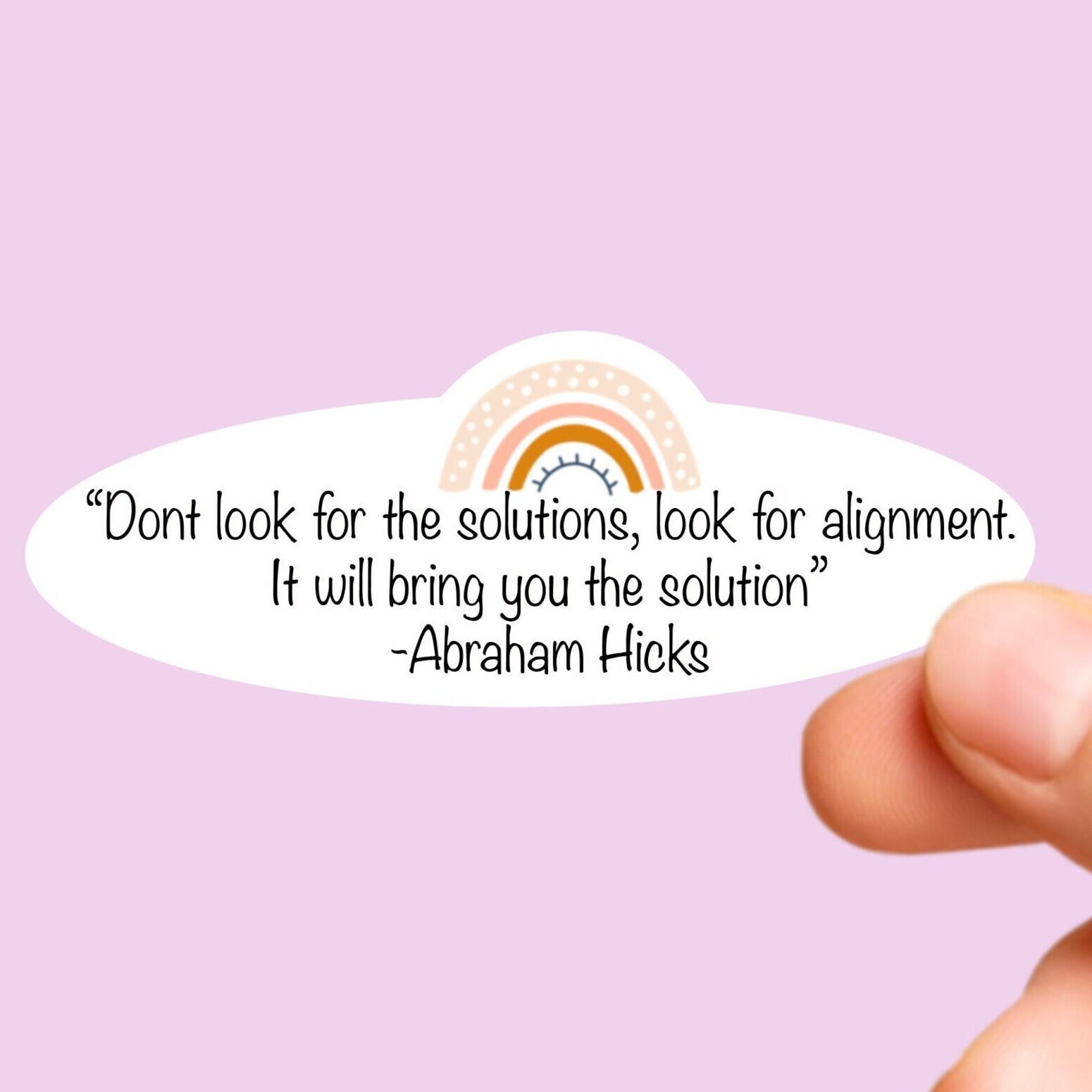 Look for Alignment Quote Sticker, Positivity is a Mindset Sticker ...
