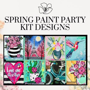 Canvas Kit: Host a DIY Paint Party at Home, Sip, and Paint! This Kit ...