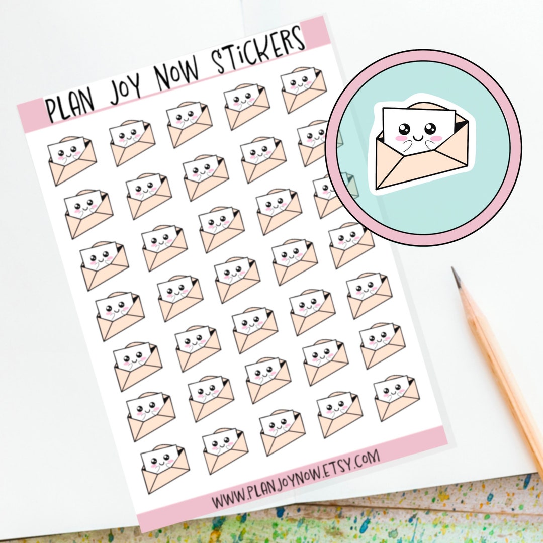Letter Send Sticker Letter Sticker, Mail Stickers, Planner Stickers,bullet Journaling ...