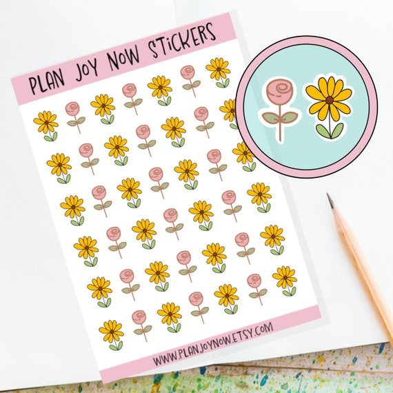 Mini Flower Stickers