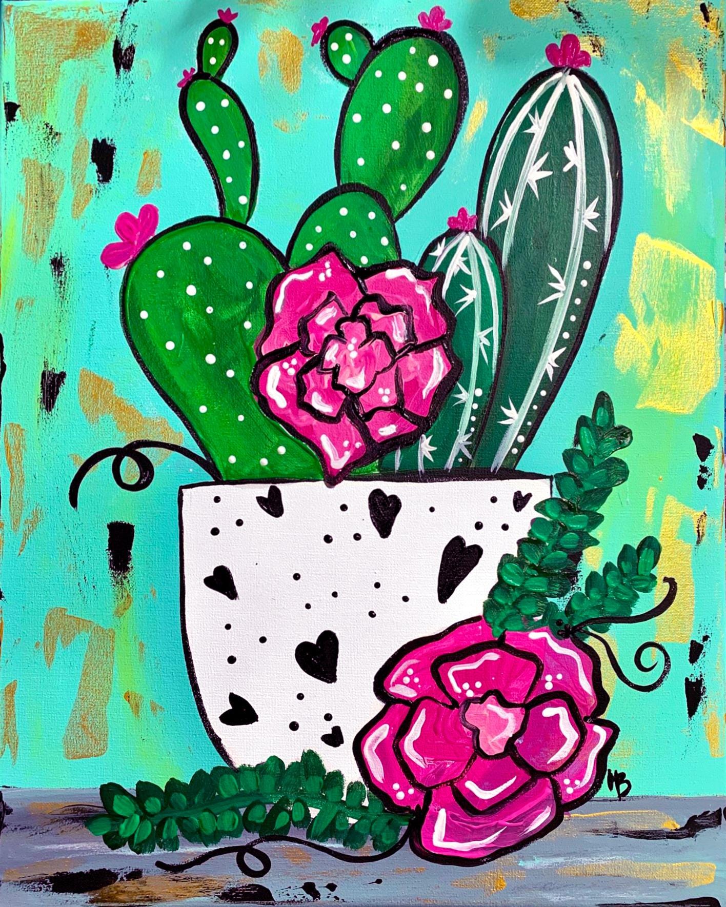 Canvas Kit: Host a DIY Paint Party at Home, Sip, and Paint! This Kit ...
