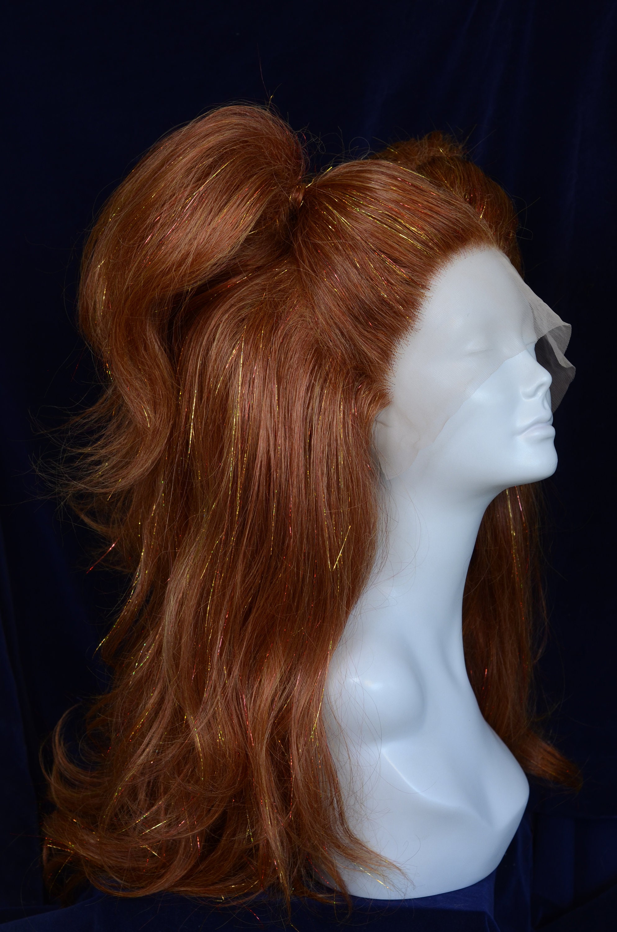 Ginger Tinsel Pigtails Lace Front Wig Etsy
