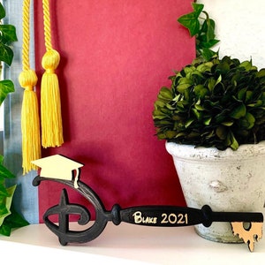 Graduation Cap Personalized Disney Inspired Key