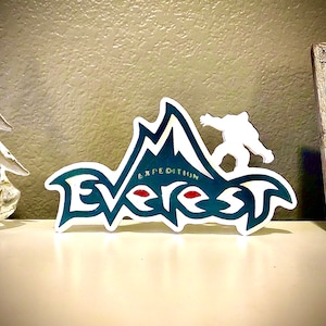 Disney World Expedition Everest inspired Sign