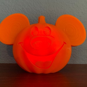 Light Up Pumpkin Mickey Decoration With Remote| Disney Inspired Fall Decoration