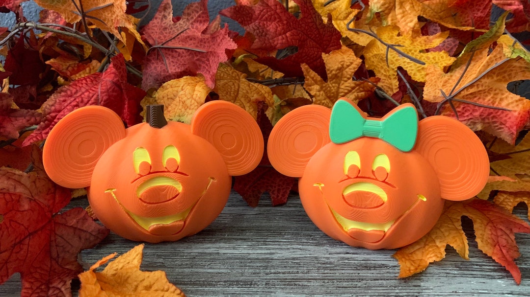 2個 夜光 ハロウィン ミニー ミッキー カボチャ カチューシャ ディズニー 2個 夜光 ハロウィン ミニー ミッキー カボチャ カチューシャ