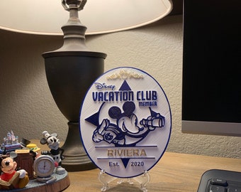 Signe de membre personnalisé du Disney Vacation Club | DVC