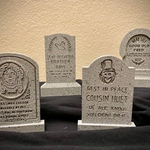 Haunted Mansion Tombstones | Disney Inspired Halloween decorations
