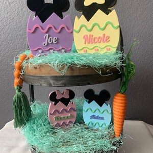 Personalized Mickey and Minnie Easter Eggs Easter Decoration Disney Inspired image 7