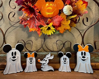 Decorazione di Halloween a forma di fantasma di Topolino e Minnie